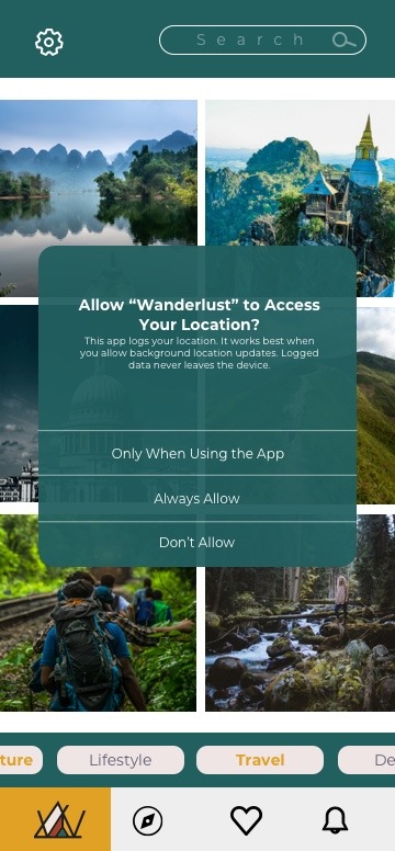 Location permission